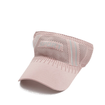 

Empty top knitted hat women running without top sun cap 100 letters new breathable duck tongue cap male tide