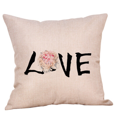

〖Follure〗Happy Valentines Day Throw Pillow Case Sweet Love Square Cushion Cover