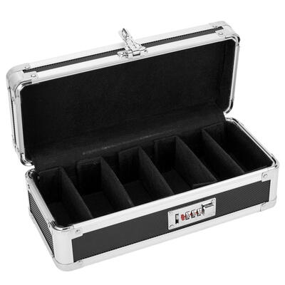 

Pills Tank Gather Locking Medicine Storage Organizer Black High Quality Aluminum Alloy Tank Storage Box