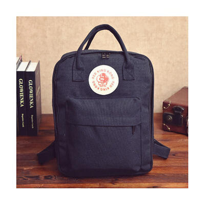

Monkey Canvas Backpacks Softback Bag For Student