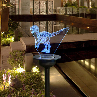 

〖Follure〗LED Solar Power Animal Lawn Lamp Garden Yard Stake Landscape Outdoor Light Decor