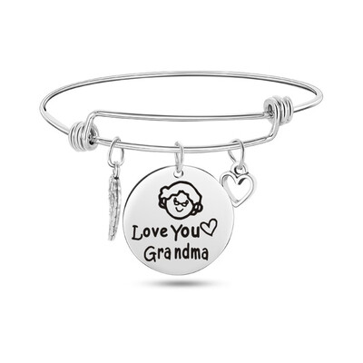 

Fashion Gift JewelrybraceletStainless steel roundwomen