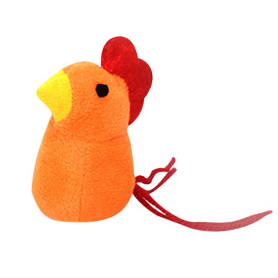 

Pet Plush Interactive Toy Cute Small Chicken Doll For Cats Soft Plush Interactive Kitten Toys