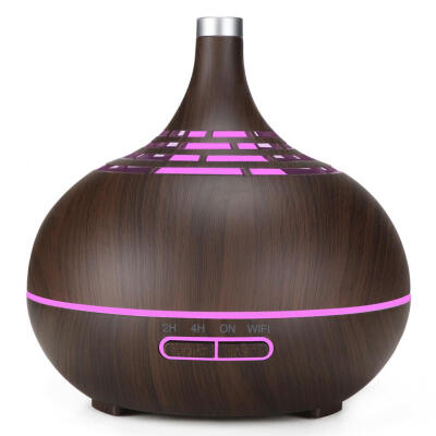 

400ml Hollow Timing WiFi Ultrasonic Aroma Diffuser Air Humidifier wLamp