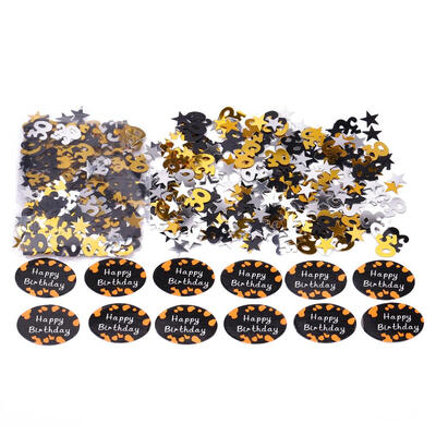 

600pcspack Number Confetti Star Happy Birthday Push Popper Tissue Paper