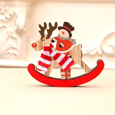 

Siaonvr Christmas Decorations Christmas Wooden Pendant Bow Wooden Tag