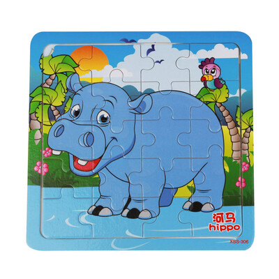 

Gotoamei Wooden Puzzle Educational Developmental Baby Kids Training Toy