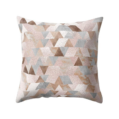 

Colorful Pillowcase 4545 Rosiest Geometric Marble Texture Pillow Case Super Soft Throw Sofa Bed Cushion Cover Protector Micro Fib