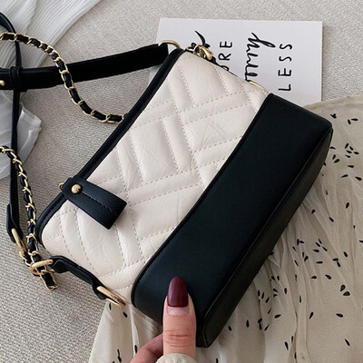

Summer small fresh 2019 new Korean version chain single shoulder slant bag fashion hundred lap embroidered thread stray bag