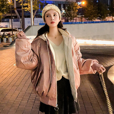 

Roseonmyhand Women Solid Casual Thicker Winter Warm Jacket Short Overcoat