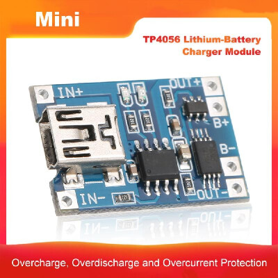 

MicroType-CMini USB 5V 1A TP4056 18650 Lithium-Battery Charger Module Charging Board With Protection Dual Functions 1A Li-ion