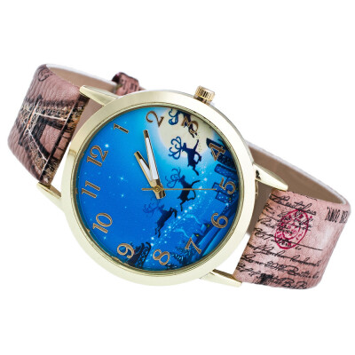 

2018 Christmas Eve Santa Claus Womens Watches Fashion Gift Simple WristeWatches Women Christmas Girls Ladies Quartz Clock &Ff