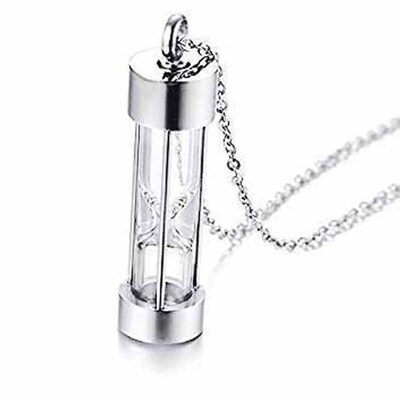

Titanium Steel Funeral Cremation Heart Pet Dog Pendant Keepsake Urn Necklace For Ashes Memorial Jewelry Mementos