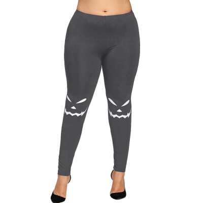 

Halloween Plus Size Monochrome Leggings