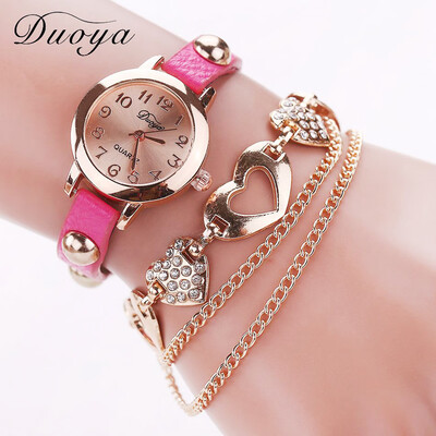 

〖Follure〗Simple Fashion Small And Exquisite Dial Leather Strap Ladies Bracelet Watch