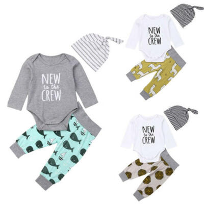 

Neugeborenes Baby Strampler TopsTier Hosen Leggings Outfits Kleinkind Kleidung