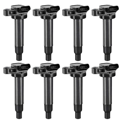 

Ignition Coil Pack of 8 for Toyota Tundra 4Runner Sequoia Land Cruiser - Lexus GS430 GX470 LS430 LX470 LX570 SC430 V8 43L 47L