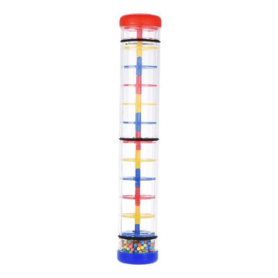 

Colorful 12" Rainmaker Rain Stick Musical Instrument Toy for Toddler Kids Games KTV Party