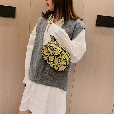 

Tailored Fashion Women Serpentine Zipper Messenger Bag Chest Bag Waist Bag Phone Bag
