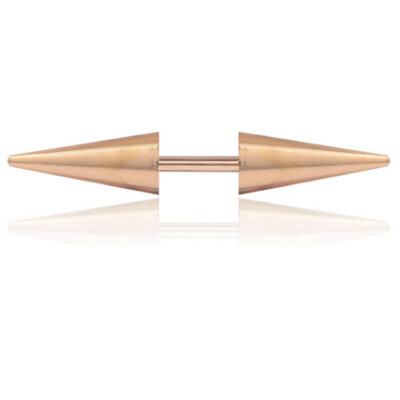

6 Colors Magic Hot 2Pcs Unisex Punk Rock Personality Stainless Steel Spike Rivet Taper Stud Earrings