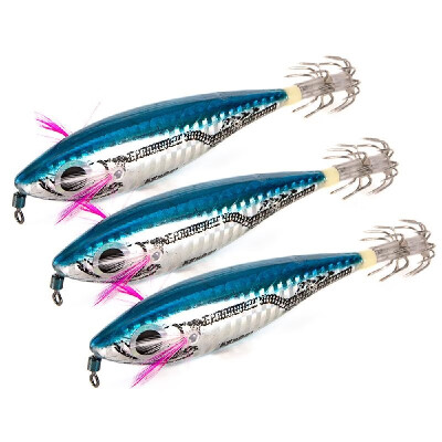 

3pcs Squid Jig Artificial Hard Fishing Lures