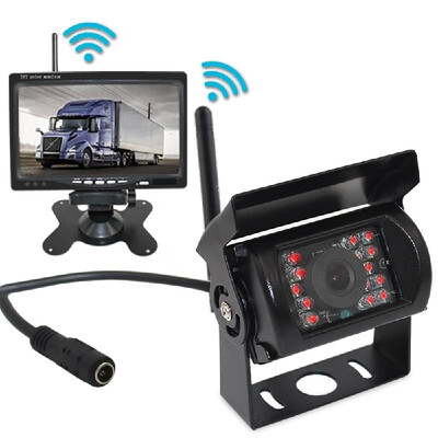 

WIFI Digital Wireless Backup Camera 7 Inch Monitor Screen Rear View Rearview Backing Parking Reversing Reverse Camera for RV Truck