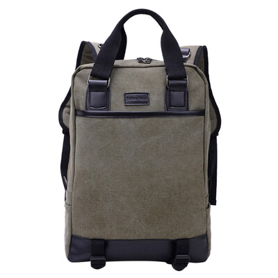 

Tailored Mens Canvas Backpack Shoulder Book School Bag Travel Rucksack Satchel