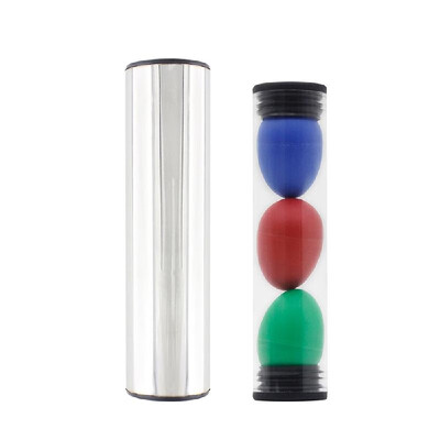 

Musical Instrument Toy Kit Maracas Eggs CanisterMetal Maracas Canister Set Include 3pcs Maracas Eggs Musical Eggs Percussion Inst