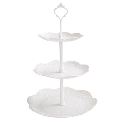 

3 Tiers Fruit Tray Dessert Tower Wedding Party Cake Stand