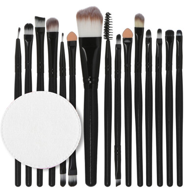 

Gobestart 15pcsset Makeup Brush Set tools Make-up Toiletry Kit Wool Make Up Brush Set