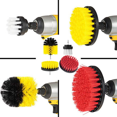 

Siaonvr 4Pcs Grout Power Scrubber Cleaning Brush Cleaner Combo Tool Kit