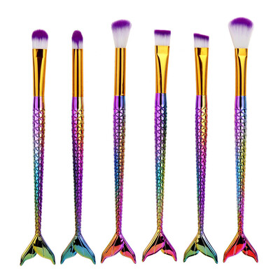 

〖Follure〗6Pcs Pro Makeup Cosmetic Brushes Set Powder Foundation Eyeshadow Lip Brush
