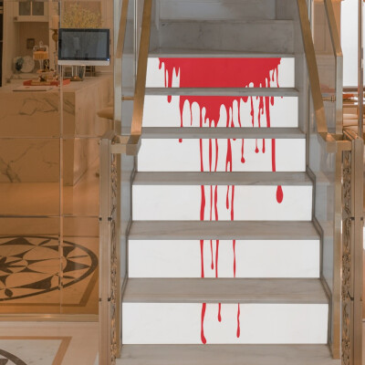 

〖Follure〗Halloween Staircase Decoration Stair Riser Floor Sticker DIY Wall Stairs Decal