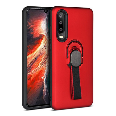

Magnetic Car Mount Case Huawei P30 Finger Ring Holder Cover Huawei P30 P 30 Huaweip30 ELE-L09 ELE-L29 Hybrid TPU Bumper Case