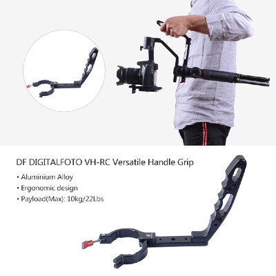 

DF DIGITALFOTO VH-AC Aluminium Alloy Versatile Handle Grip Anti-slip Handle Design with 14 & 38 Inch Screw Mount for Moza Air 2