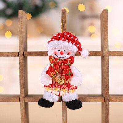 

Tailored Christmas Ornaments Gift Santa Claus Snowman Rein deer Toy Hang Decorations