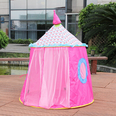 

Gobestart Castle Children Tent House of Games For Kids Funny Portable Tent Baby Playing BU