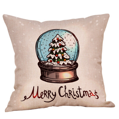 

Tailored Christmas Throw Pillow Cover Pillowcases Decorative Sofa Cushion Cover