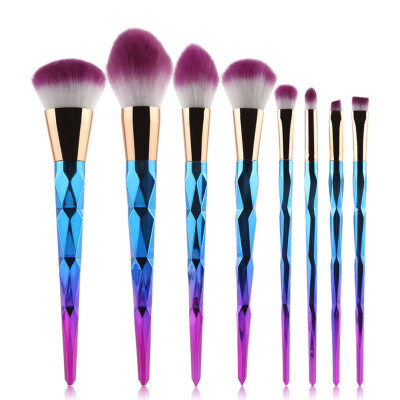 

Toponeto 8PCS Make Up Foundation Eyebrow Eyeliner Blush Cosmetic Concealer Brushes