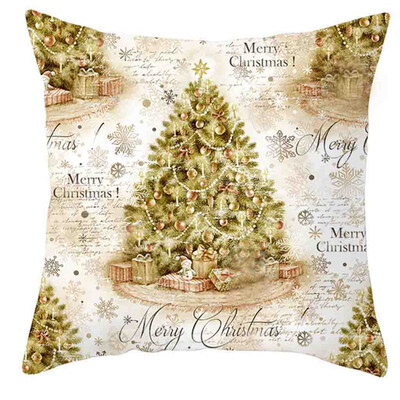 

Siaonvr Christmas Pillow Cover Decor Pillow Case Sofa Waist Throw Cushion Cover