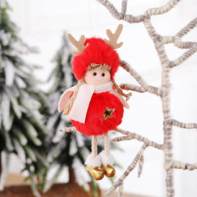 

Gobestart Christmas Plush Angel Charm Child Cute Doll Gift Christmas Tree Pendant