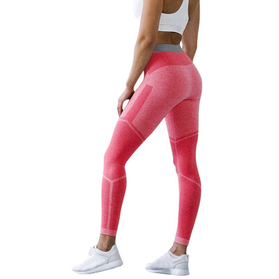 

Tailored Women Sports Gym Yoga Workout Mid Waist Running Pants Fitness Elastic Leggings