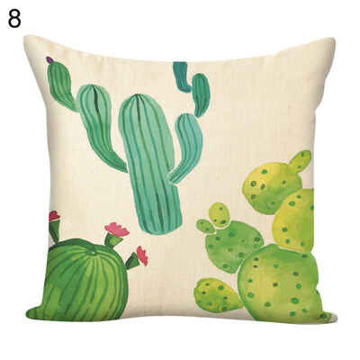 

45x45cm Leaves Square Throw Pillow Case Cushion Cover Home Sofa Bed Car Decor