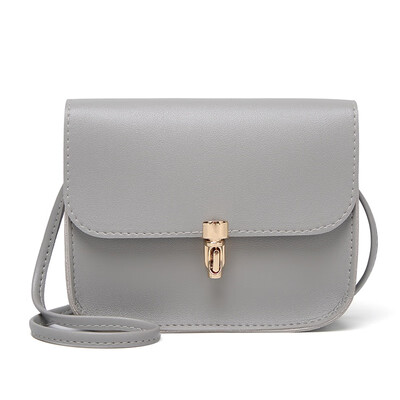 

Female Fashion New Lady Shoulder Clutch Buns Bullet Cover Small Square Bag Sweet Simple Solid Messenger Bags Crossbody