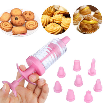 

Siaonvr Cookie Biscuit Making Maker Pump Press Machine Decor Kitchen Mold Tools Set