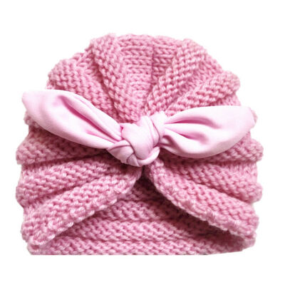 

Newborn Toddler Kids Baby Boys Girls Knit Wool Beanie Hat Winter Warm Cap