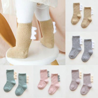 

Baby Cute Cotton Knee High Socks Anti-Slip Long Leg Warmer Unisex Kids Stockings