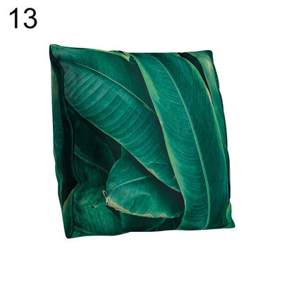 

Fresh Monstera Leaf Throw Pillow Protector Case Cushion Cover Bedding Articles