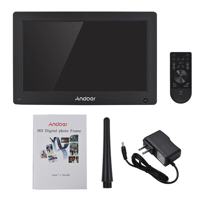 

Andoer 133 Inch Digital Photo Frame IPS Full View Screen Digital Picture Album High Resolution 192012801610 Support 1080P HD