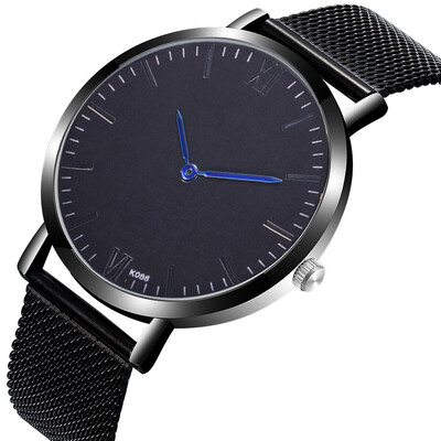 

〖Follure〗Mens Fashion Casual Alloy Steel Strap Analog Quartz Round Watch